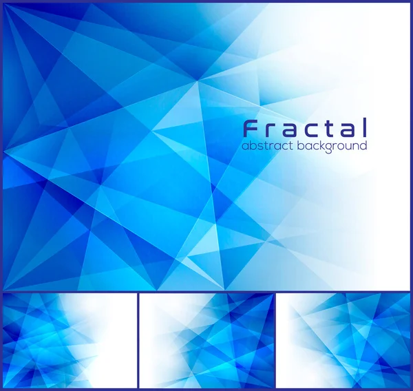 Fraktální abstraktní pozadí — Stockový vektor