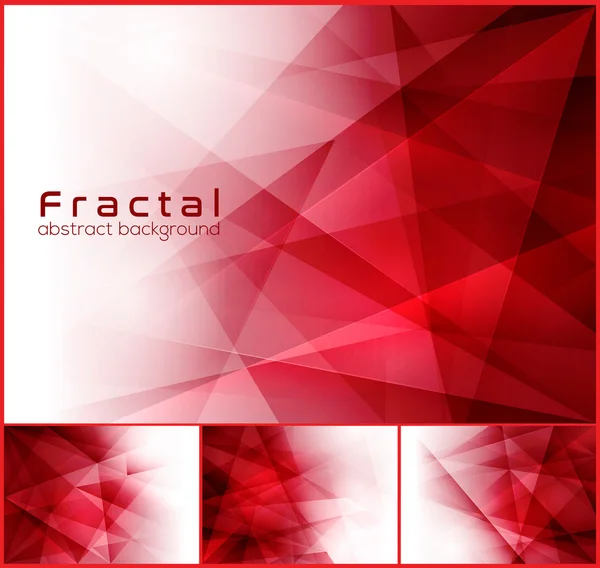 Fondo abstracto fractal — Vector de stock