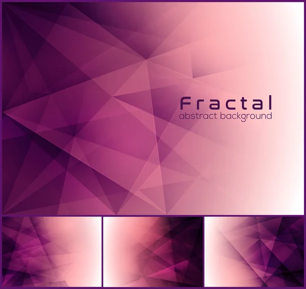 Fondo abstracto fractal — Archivo Imágenes Vectoriales