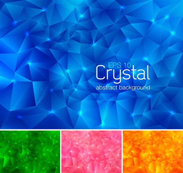 Cristal fond abstrait — Image vectorielle