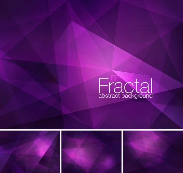 Fondo abstracto fractal — Vector de stock