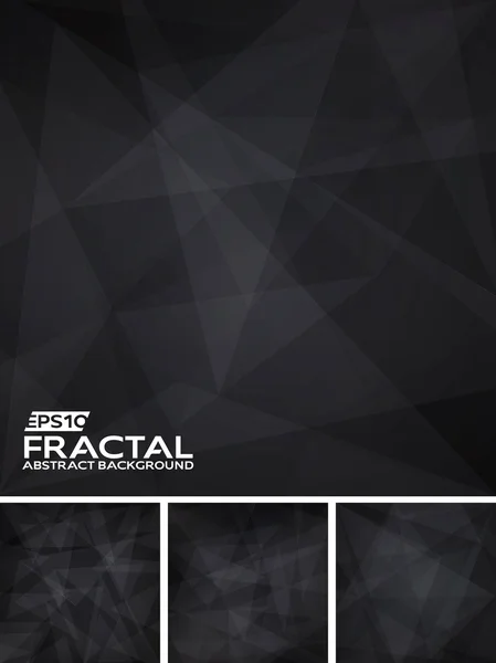 Fondo abstracto fractal — Vector de stock