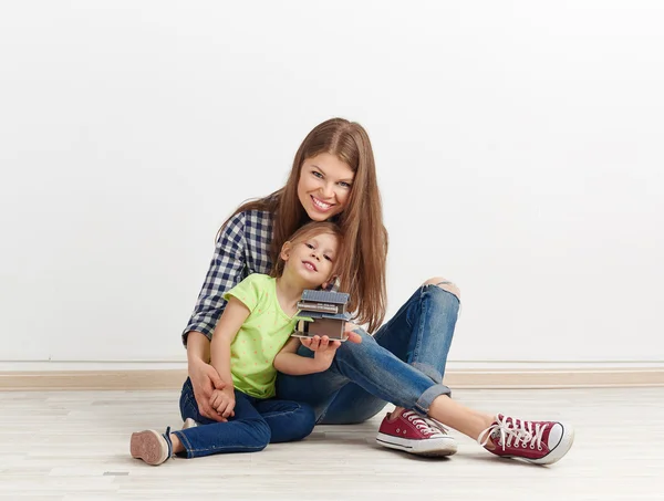 Familie zu Hause — Stockfoto