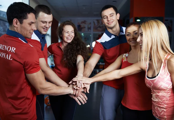 Group of fitness trainers — Stock Photo, Image