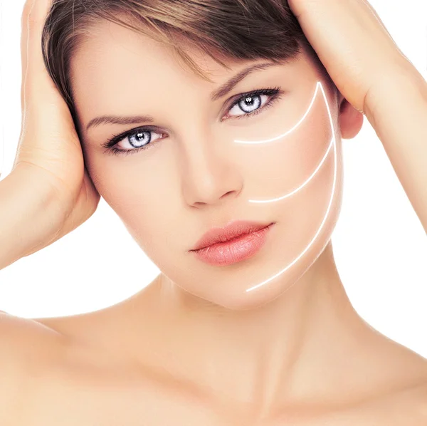 Skin care woman — Stock Photo, Image