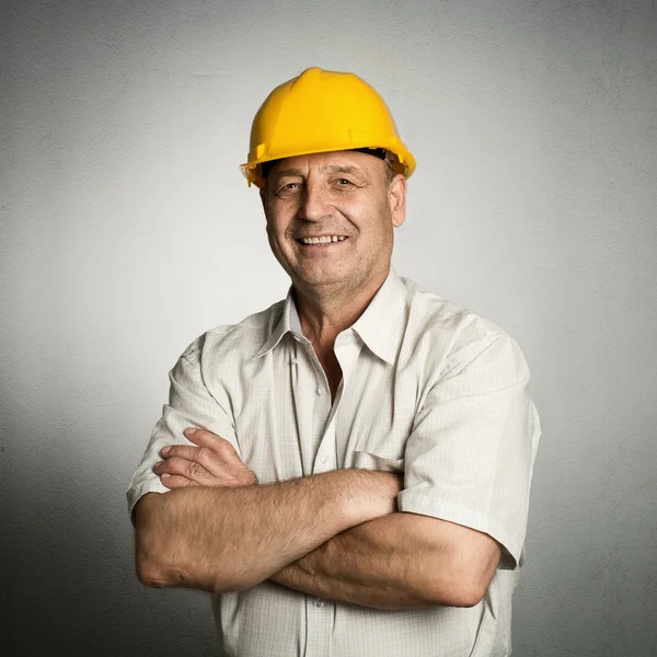 Engineer in helmet — Stock Photo, Image