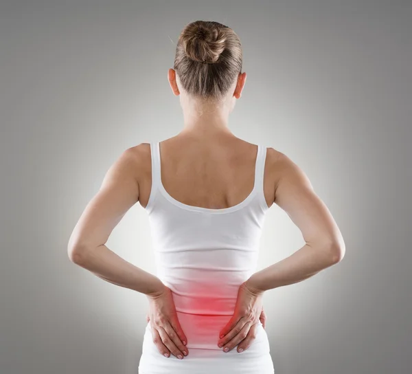 Back pain — Stock Photo, Image