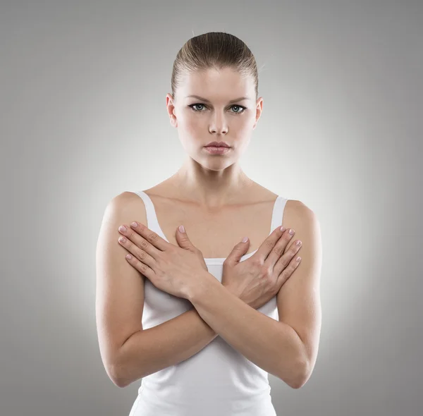 Breast pain — Stock Photo, Image