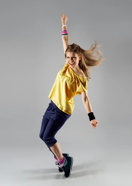 Zumba mujer aeróbica — Foto de Stock