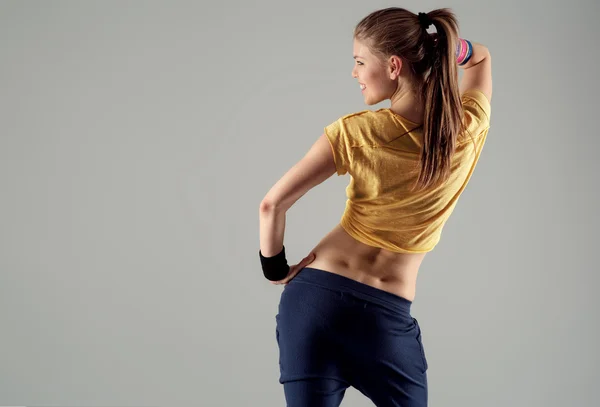 Zumba mujer aeróbica — Foto de Stock