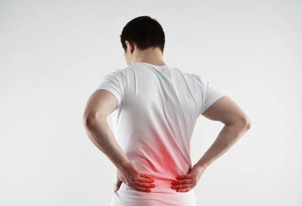 男性腰痛 — 图库照片