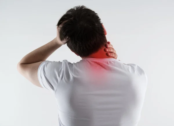 Neck pain — Stock Photo, Image