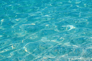 Parlak mavi su dalgalanma arkaplanı