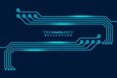 Devre tasarımı arka plan vektör illüstrasyonu 10 birim. Soyut teknoloji arkaplanı