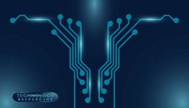 Devre tasarımı arka plan vektör illüstrasyonu 10 birim. Soyut teknoloji arkaplanı