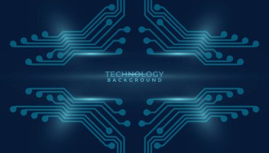 Devre tasarımı arka plan vektör illüstrasyonu 10 birim. Soyut teknoloji arkaplanı