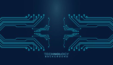 Devre tasarımı arka plan vektör illüstrasyonu 10 birim. Soyut teknoloji arkaplanı