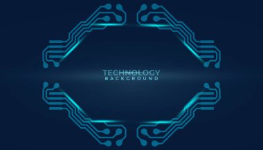 Devre tasarımı arka plan vektör illüstrasyonu 10 birim. Soyut teknoloji arkaplanı