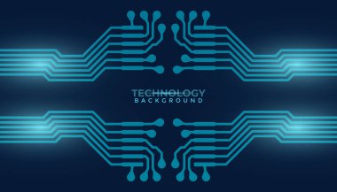 Devre tasarımı arka plan vektör illüstrasyonu 10 birim. Soyut teknoloji arkaplanı