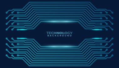 Devre tasarımı arka plan vektör illüstrasyonu 10 birim. Soyut teknoloji arkaplanı
