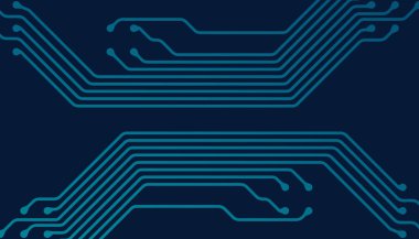 Devre tasarımı arka plan vektör illüstrasyonu 10 birim. Soyut teknoloji arkaplanı