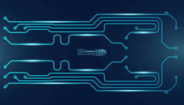 Конструкція Друкованої Плати Фонова Ілюстрація Eps Абстрактний Технологічний Фон — стоковий вектор