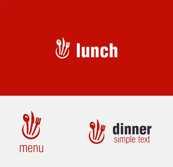 Desenho de restaurante vermelho ilustração Ilustrações De Stock Royalty-Free