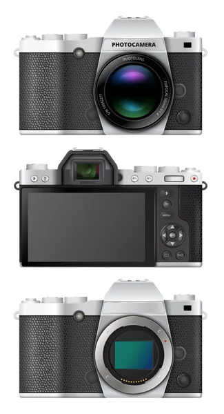 无镜像小型照相机 — 图库矢量图片