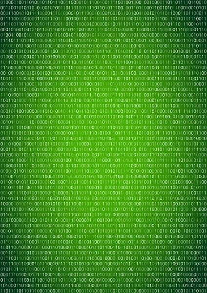 Binary Code Background — Stock Vector