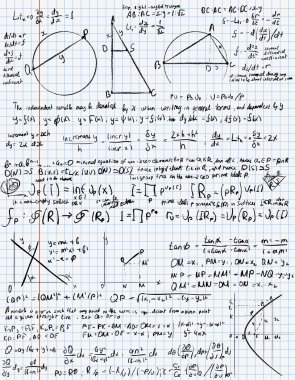 Matematik vektör arka plan
