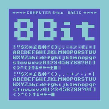 8 bit yazı tipi