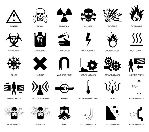 вектор знака опасности