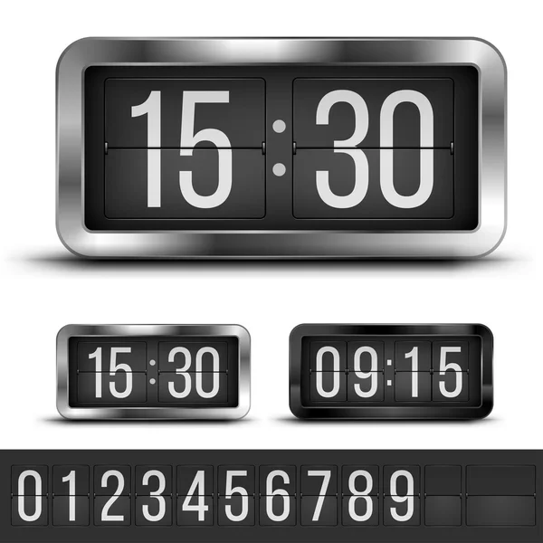 Flip clock vecteur — Image vectorielle