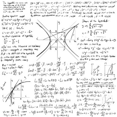 Matematik vektör arka plan