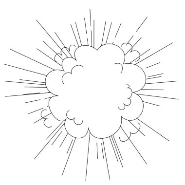 Çizgi roman tarzı patlama