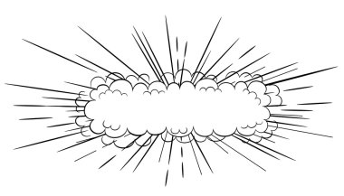 Çizgi roman tarzı patlama