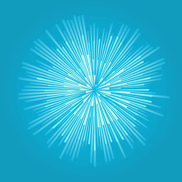 恒星爆炸光线 — 图库矢量图片