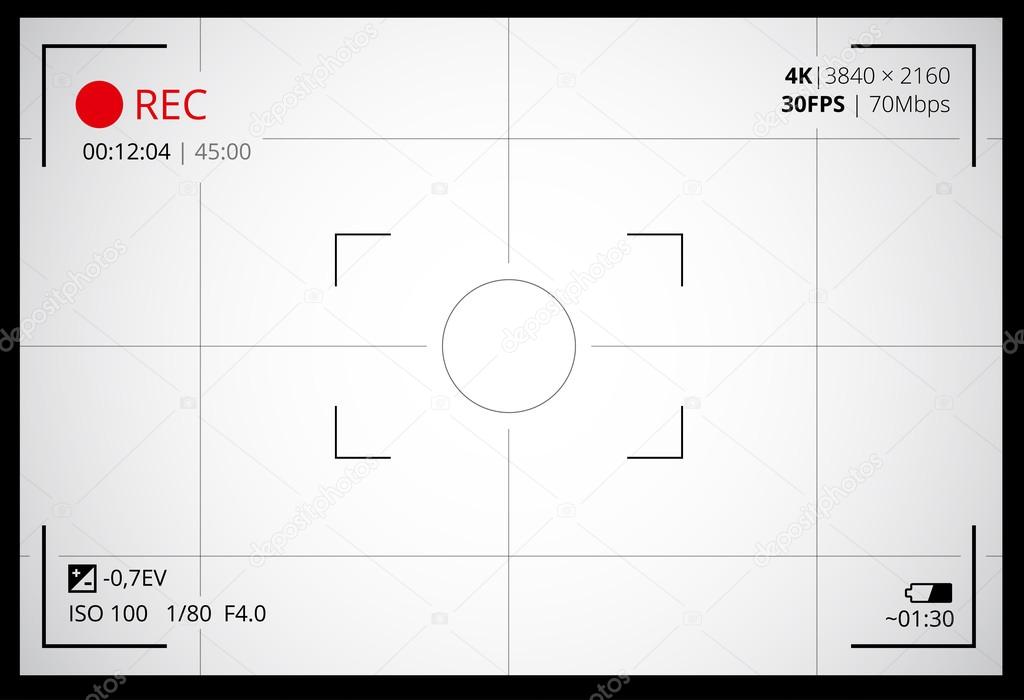 Camera Viewfinder Screen Vector Image By C Iunewind Vector Stock Camera Viewfinder Screen Vector Image By C Iunewind Vector Stock