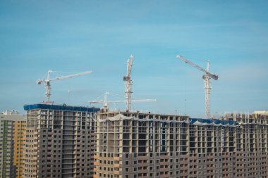 Kış inşaat alanı