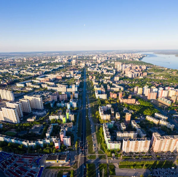 Ciudad de Samara aérea — Foto de Stock