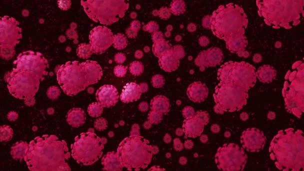 Вірус COVID-19 людини — стокове відео