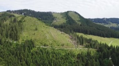 Alpler hava manzarası