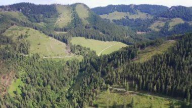 Alpler hava manzarası