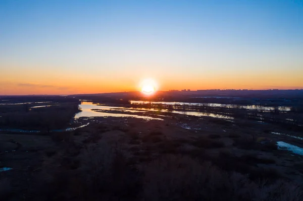 Night river view — Stock Photo, Image