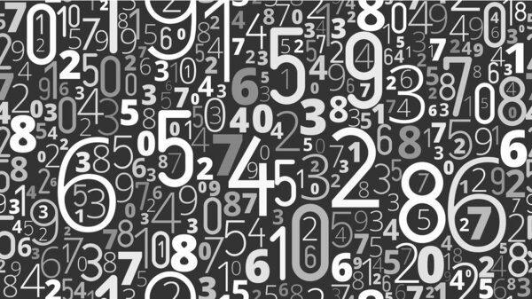 Numbers vector background
