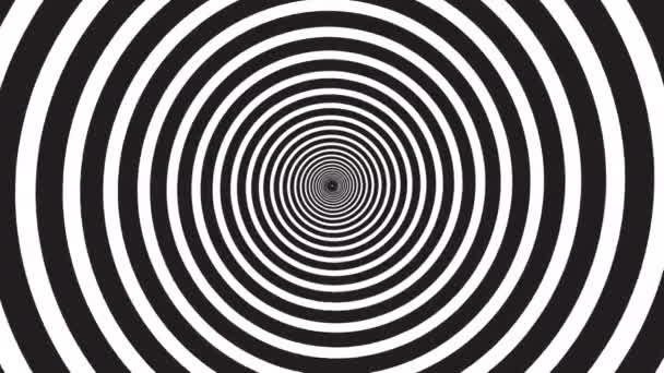 Hypnosis visualisation spiral — Stock Video