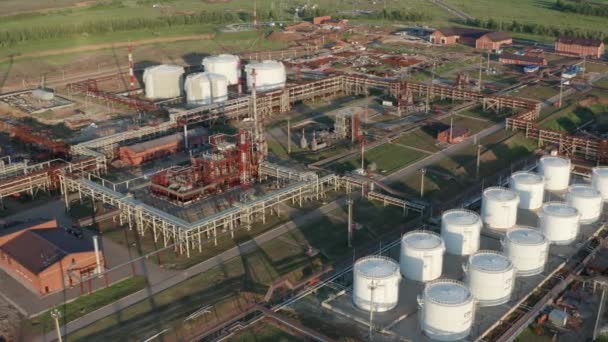 炼油厂建设 — 图库视频影像