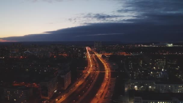 Vista aérea da cidade — Vídeo de Stock