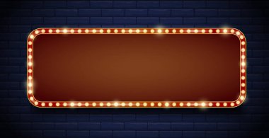 Retro Işık Harfleri