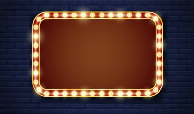 Retro Işık Harfleri